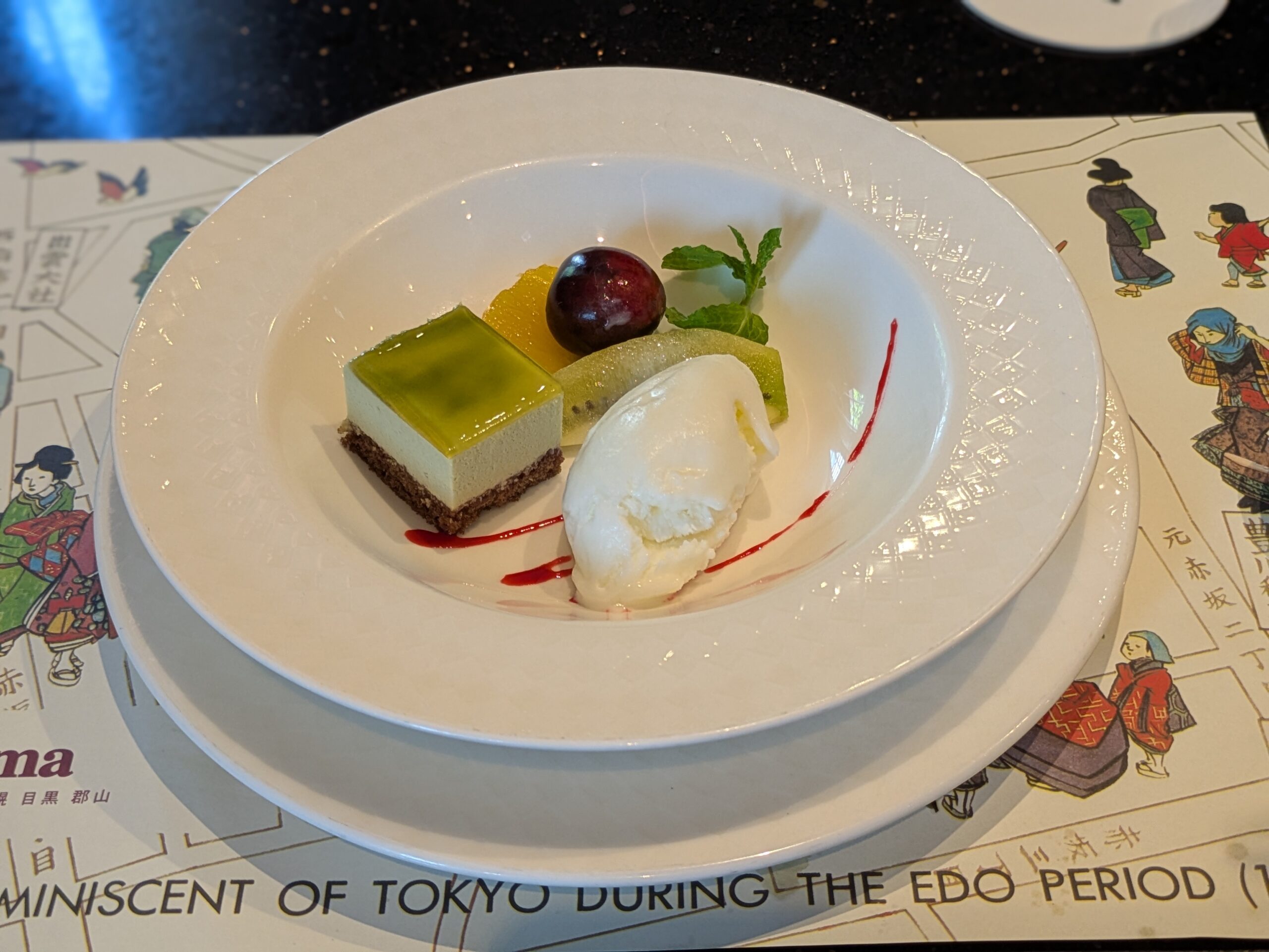 ステーキハウス ハマ 六本木本店のランチコースのデザート