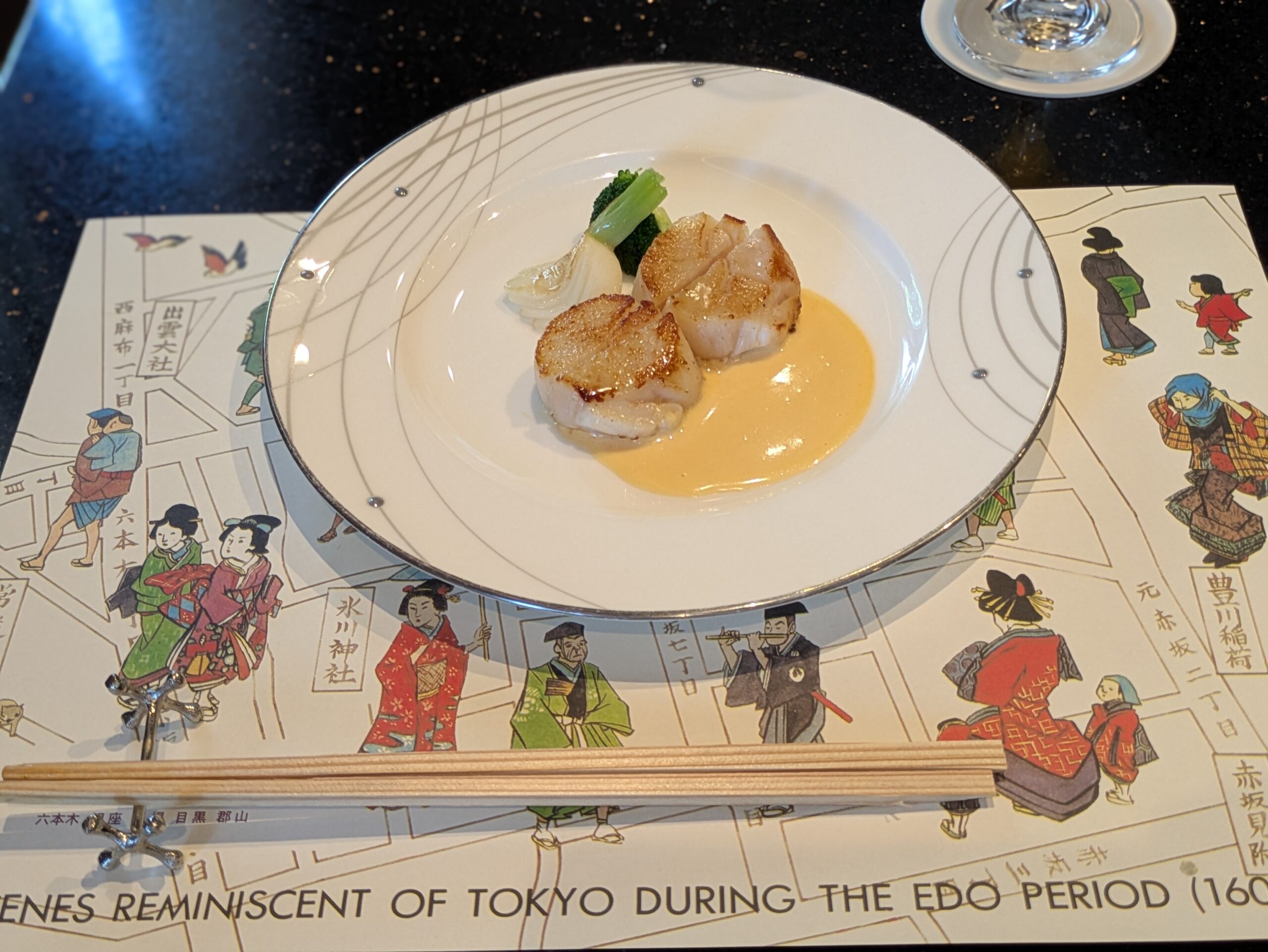 ステーキハウス ハマ 六本木本店で食べたホタテの鉄板焼き