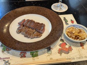 ステーキハウス ハマ 六本木本店のランチで食べたステーキ