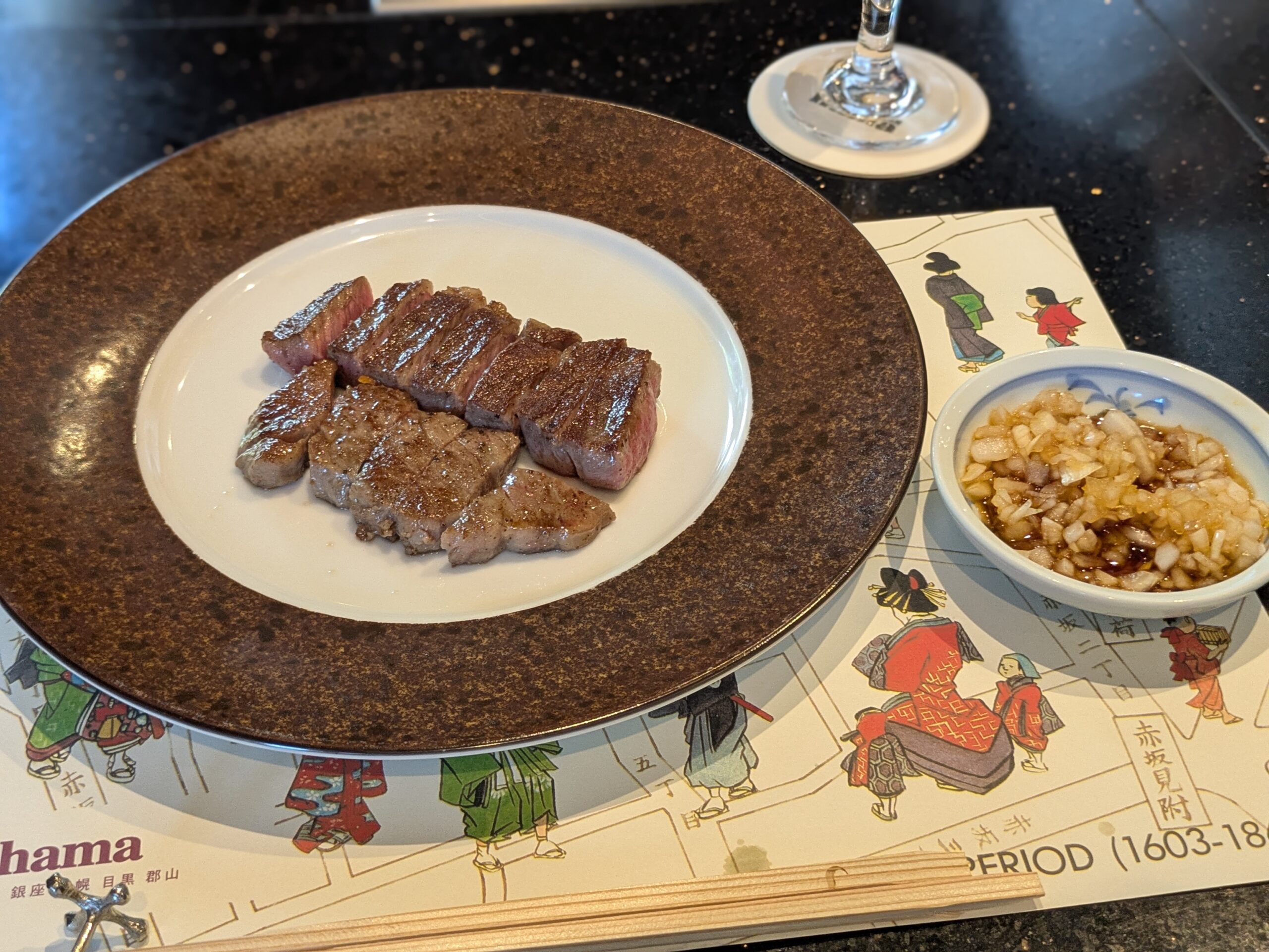 ステーキハウス ハマ 六本木本店のランチで食べたステーキ