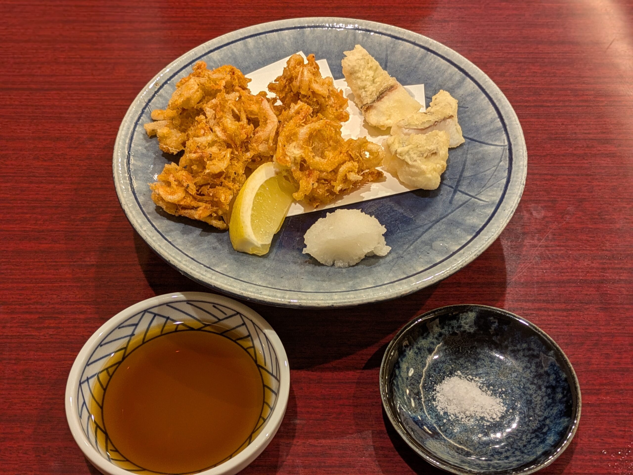 御徒町「ゆき庵」で食べた天ぷら